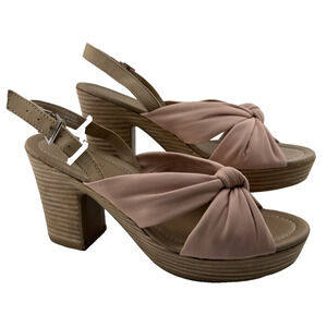 Kenneth‎ Cole Reaction Womens Tole Booth Blush Pink Platform Sandals 8.5 M NWB